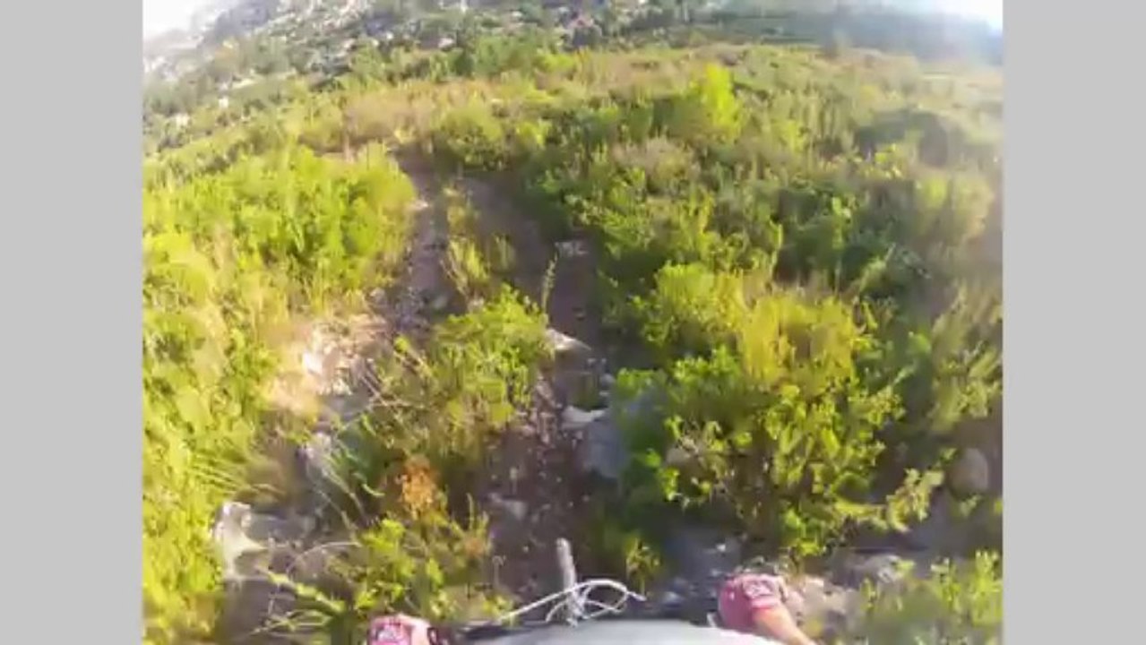 petit rider dans le bruler