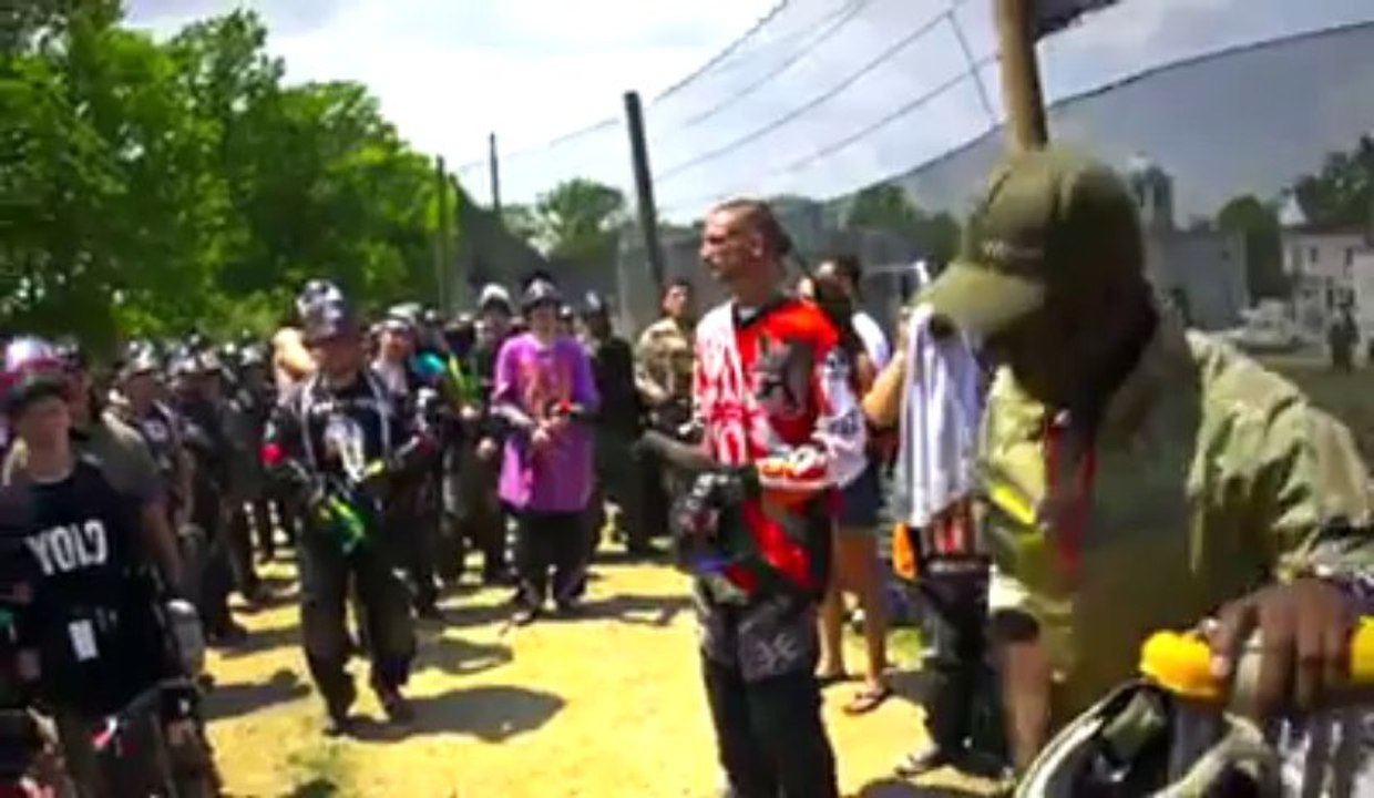 La guerre du paintball !