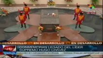 Rinden homenaje a Hugo Chávez a cinco meses de su partida fìsica