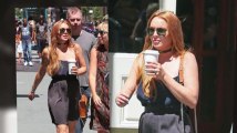 Lindsay Lohan Out and About in New York City