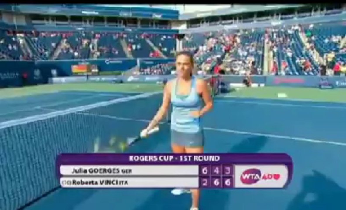 Roberta Vinci al secondo turno a Toronto 2013 - Livetennis.it