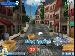 3D Şirinler 2 - 3D Oyuncu - 3D Oyunlar