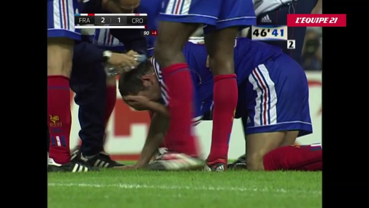 Le malaise de Zidane, France-Croatie 1998
