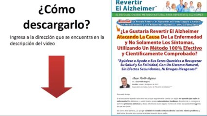 Revision de Producto Revertir el Alzheimer - Verdad o Estafa?