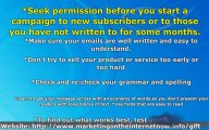 Internet Business Tips  Best Practice Email Marketing Rule #6