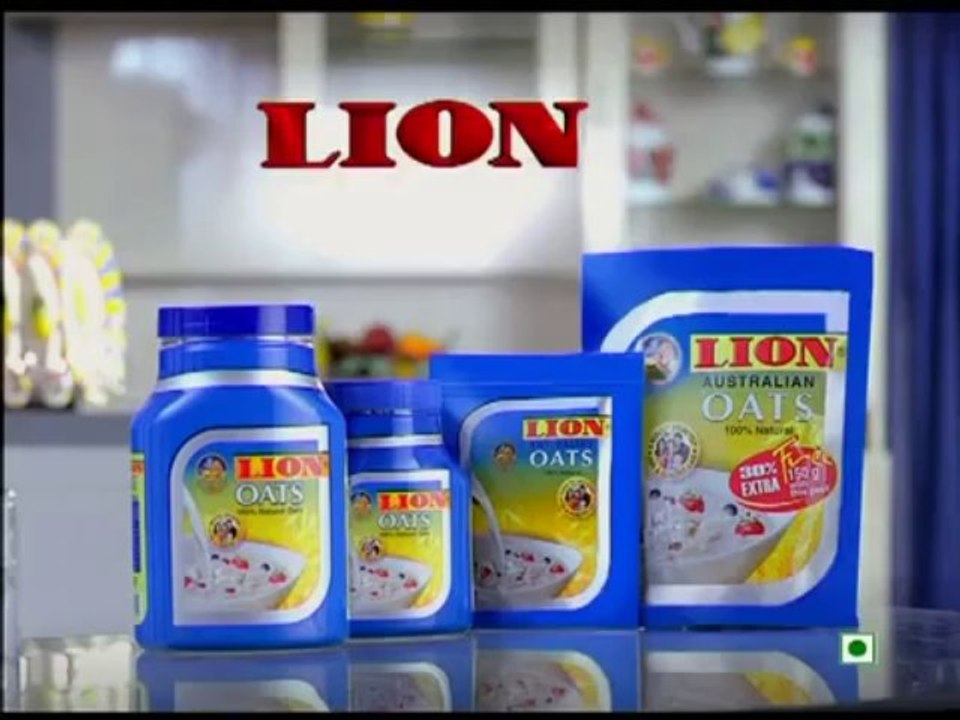 Lion Oats Advertisement by Saroj Ads