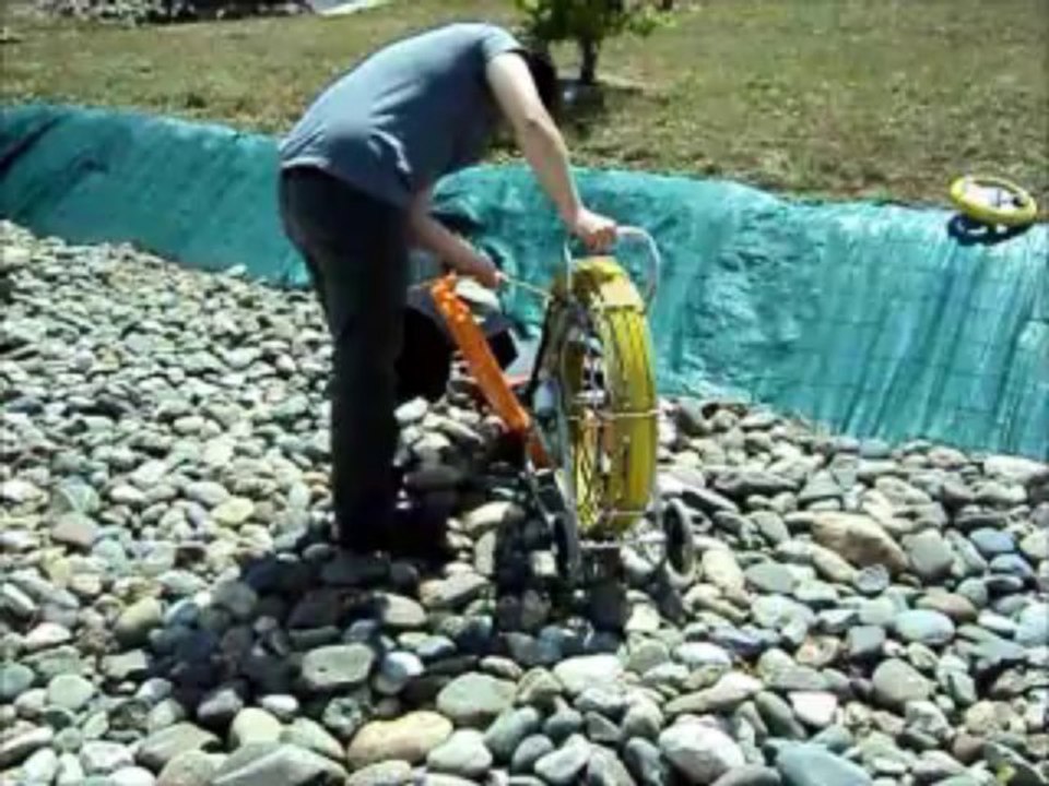 chariot pour camera de canalisations et assainissement