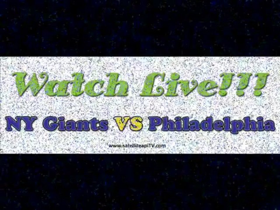 Watch NY Giants vs Philadelphia Eagles Live NFL streaming online