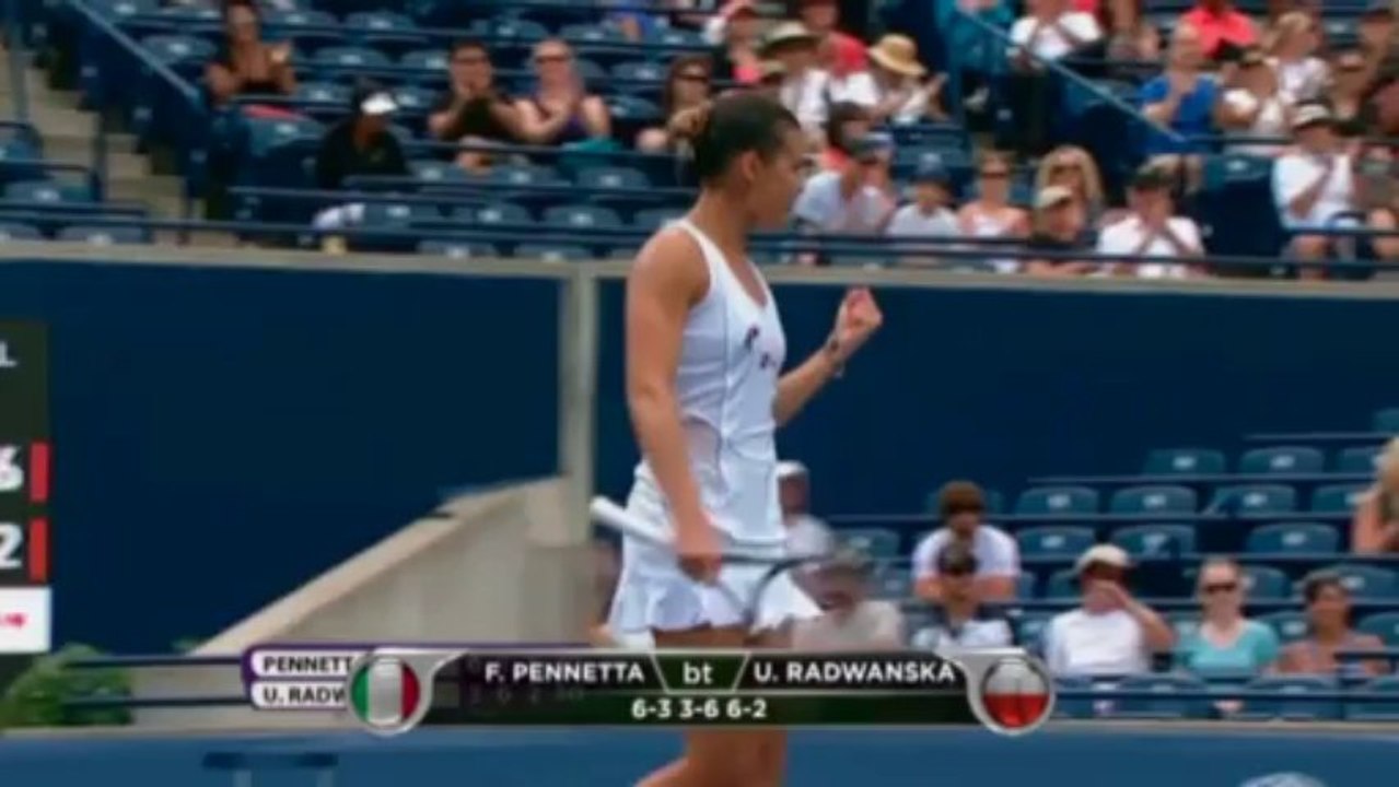 Toronto: Zu Grün! Kleine Radwanska nervenschwach gegen Pennetta