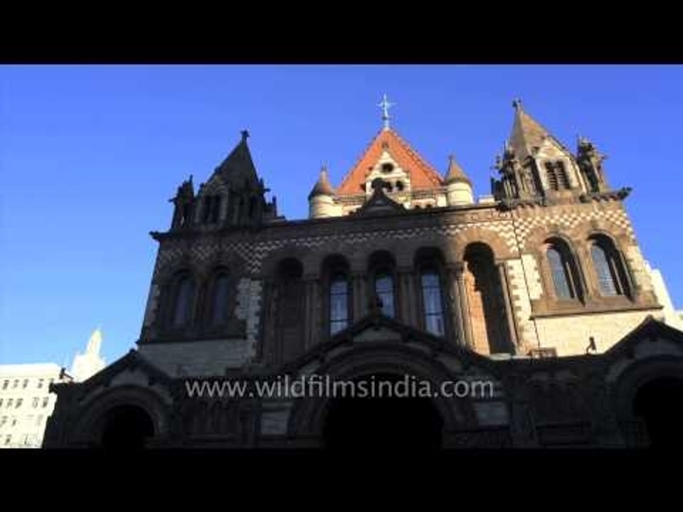Time lapse Trinity church shadow