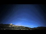 Time lapse: Stars appearing at the break of dawn