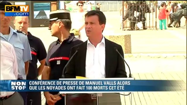 Manuel Valls: Nous créons chaque année 500 postes de policiers et de gendarmes - 06/08