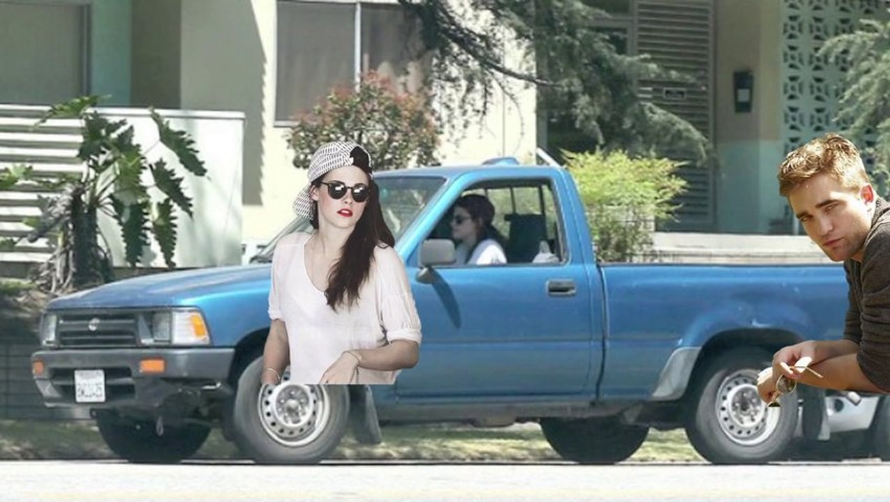 Robert Pattinson SPOTTED At Kristen Stewart's House - Robert Pattinson VIsit Kristen Stewart