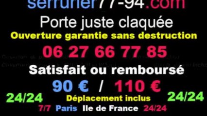 Serrurier - Ouvrir une porte claquée Noisiel (77) - Serrurier77-94.com