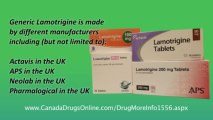 Lamictal generic for Bipolar disorders, Epilepsy, Seizures
