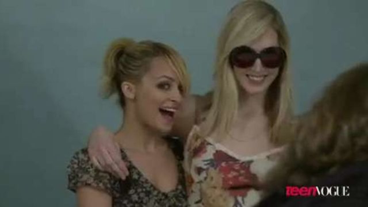 Teen Vogue Behind the Scenes - Nicole Richie's Teen Vogue Photo Shoot