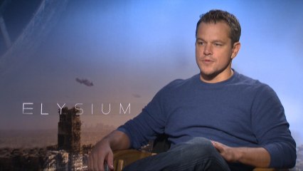 How Matt Damon Ended Up Starring In "Elysium"