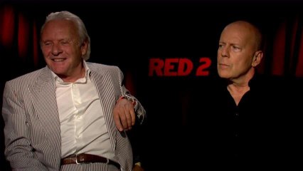Bruce Willis And Anthony Hopkins Talk About "Red 2"