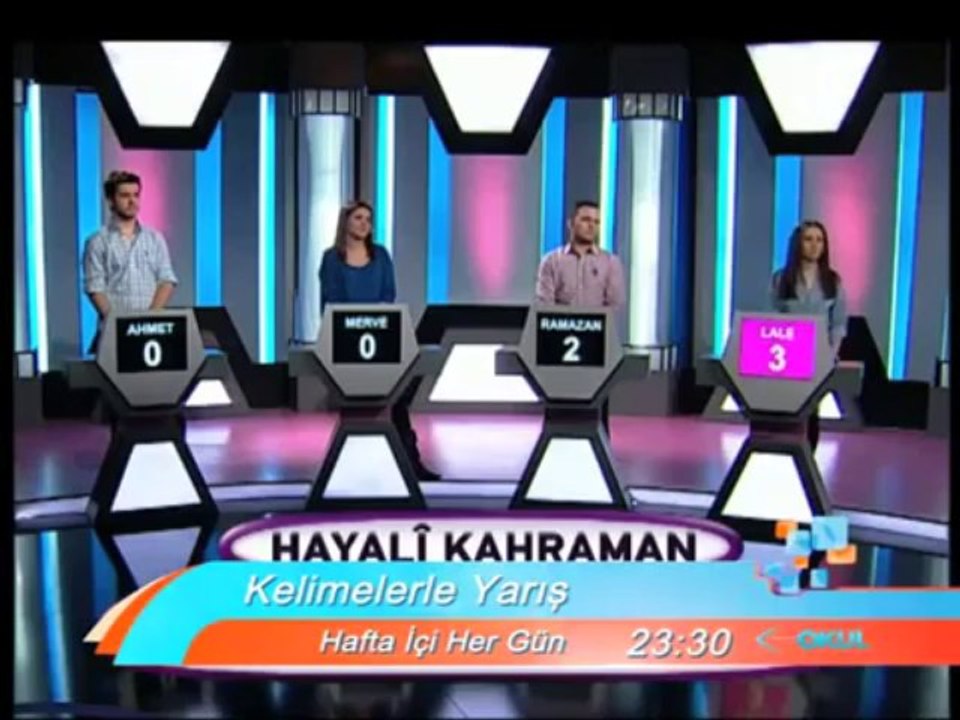 Kelimelerle Yarış, çok keyifli bir yarışma programı