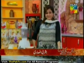 Shan Ki Lazzat Bushra Ke Sath *HQ* (Show # 27) Aug ~ 06 ~ 2013!