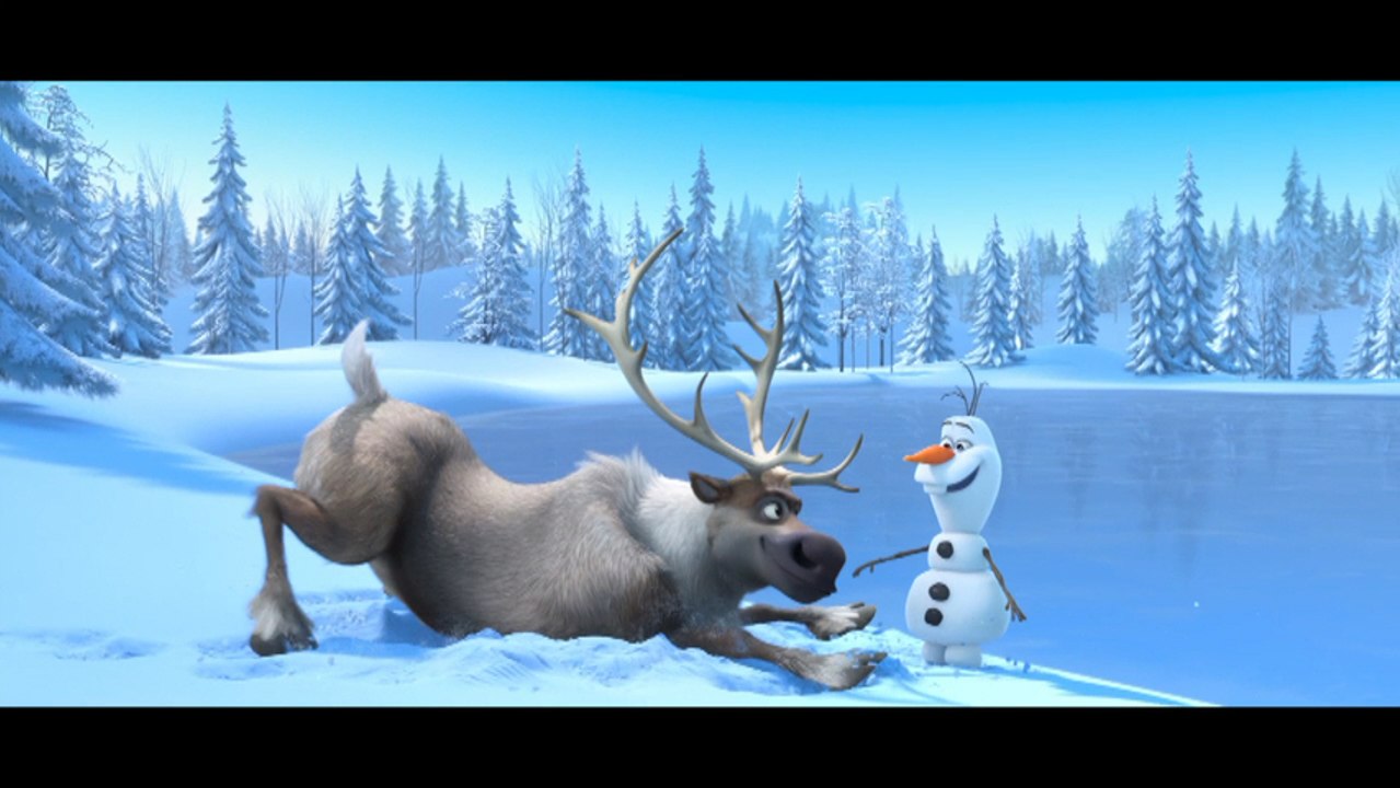 Kristen Bell and Josh Gad in "Frozen" First Trailer