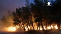 La Grecia alle prese con l'emergenza incendi