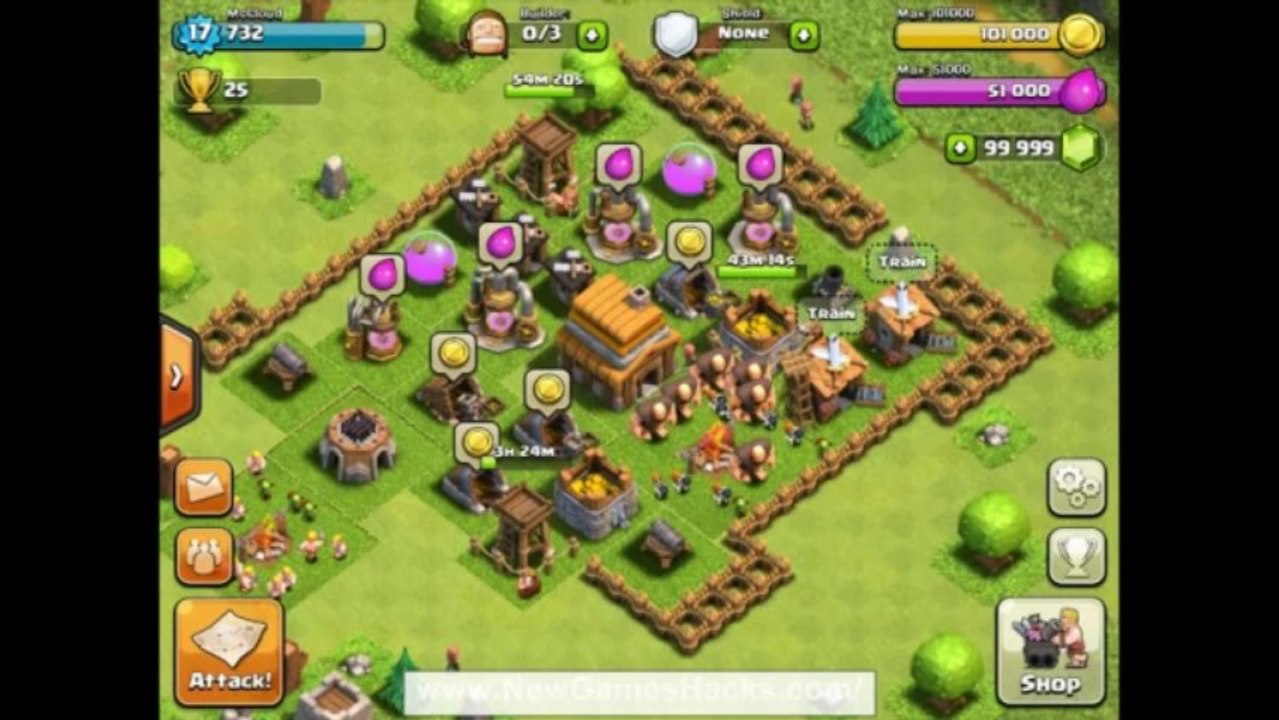 Clash of Clans Hack Instant Download FREE UNLIMITED Gems Eli-1