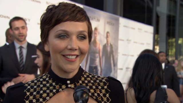 Maggie Gyllenhaal lights up The Red Carpet At White House Down Premiere