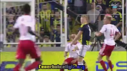 Meireles'ten muhteşem bir gol! Fenerbahçe 1-1 Salzburg 8'