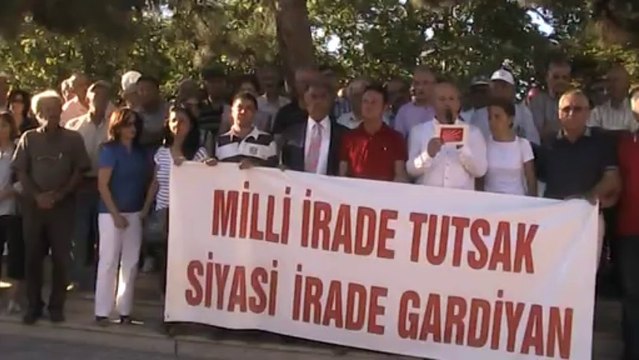 “Milli İrade Tutsak, Siyasi İrade Gardiyan”