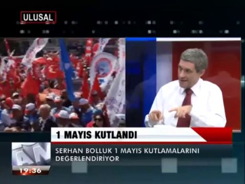 SERHAN BOLLUK, 1 MAYIS KUTLAMALARINI YORUMLUYOR