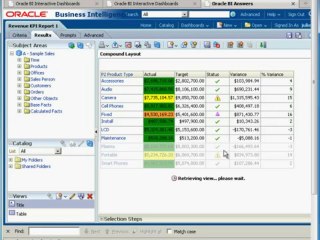 Oracle BI Tutorial Key Performance Indicators (KPIs) and KPI Watchlist For OBI