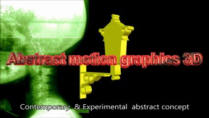 Abstract motion graphics 3D