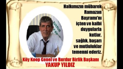 Yakup Yıldız Bayram Mesajı
