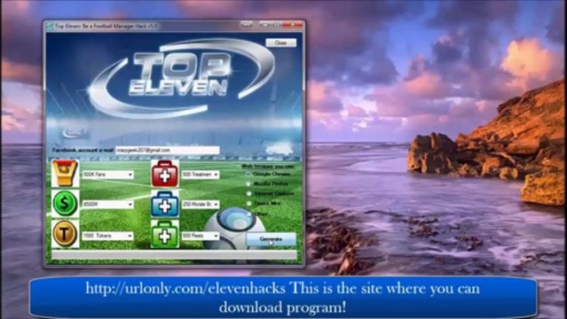 Top Eleven Football Manager Hack Token 2013 Free Token Cash August 2013