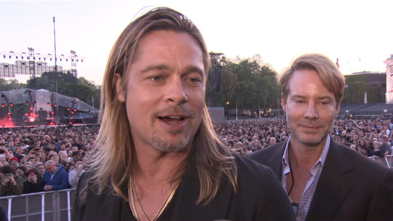 Brad Pitt Chats About “World War Z” At Muse Concert