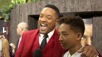 Will And Jaden Smith Joking About Father and Son Bonding At Premiere