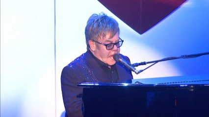 Elton John Belts Them Out In "Race To Erase MS" With Kelly Osbourne