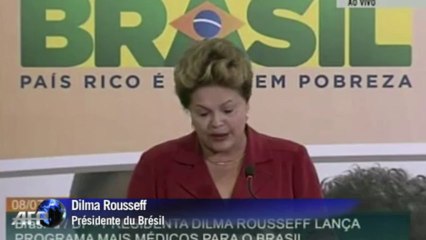 «Plus de médecins pour le Brésil»: le projet de Rousseff