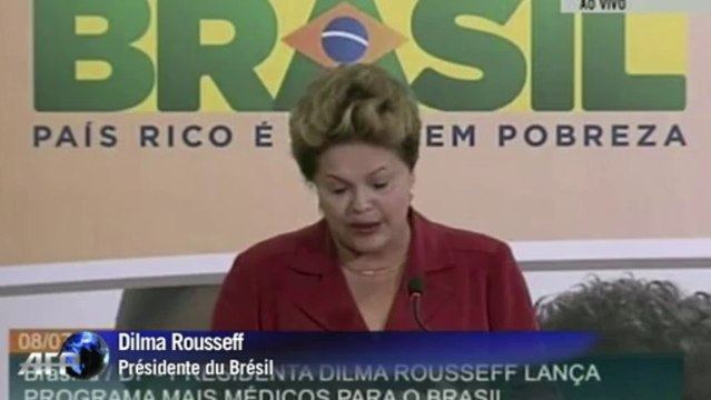 «Plus de médecins pour le Brésil»: le projet de Rousseff