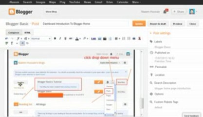 Blogger-dashboard