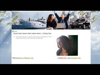 Senem Deniz Senem Deniz Senem Deniz :: Calling Card