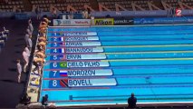 Finale 50m NL (H) - ChM 2013 natation (Manaudou, Bousquet)