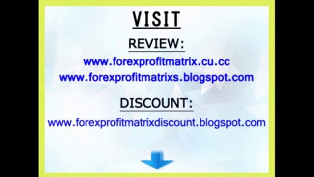 Wesley Govender's Forex Profit Matrix DISCOUNT