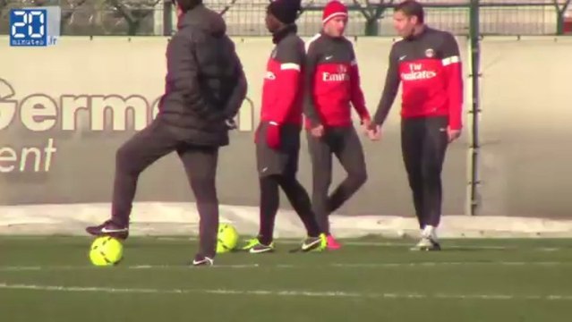 David Beckham: Ses premiers pas au Camp des Loges.