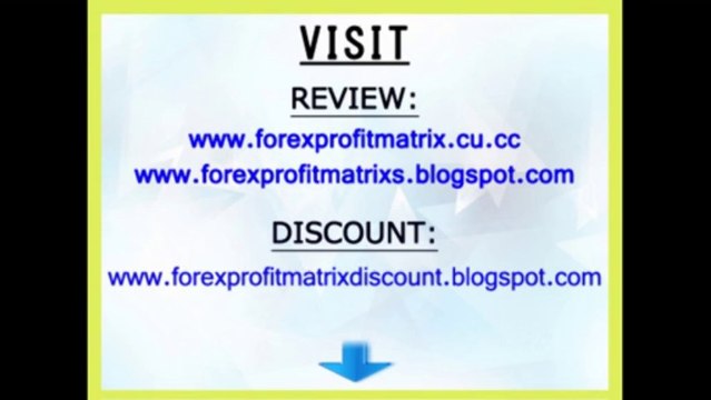 Wesley Govender's Forex Profit Matrix DISCOUNT