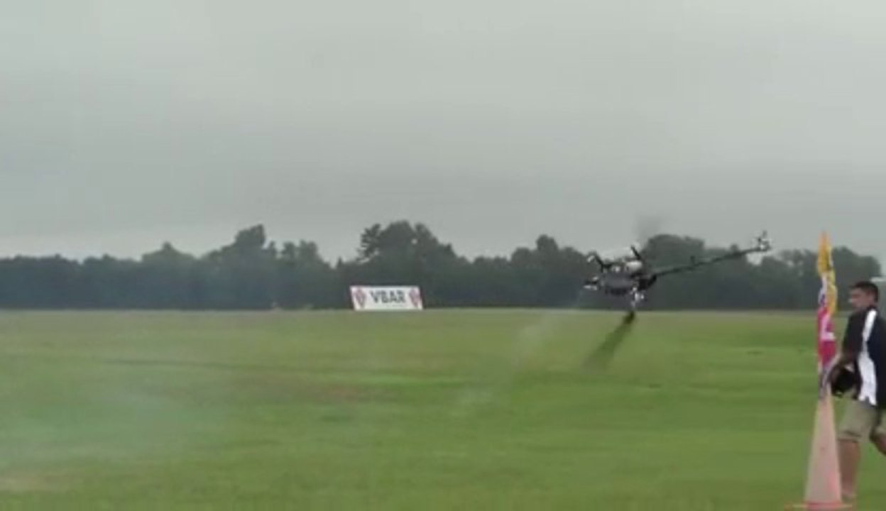 Attacked by Helicopter - Lucky one!
