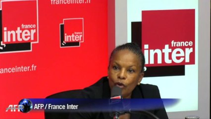 Détenus libérés: Taubira fustige "l'incivisme de la droite"