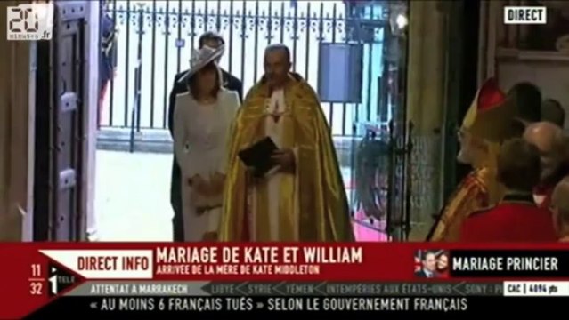Arrivée de la mére de Kate Middleton