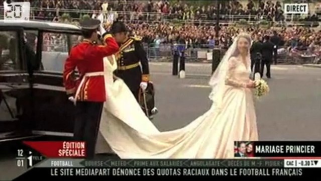 Arrivée de Kate Middleton